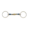 Centaur Blue Steel Double Jointed Loose Ring Bit with Brass Rings | 470553 |