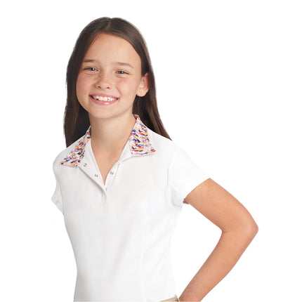 Ovation - Childrens Ellie Quarter Snap Short Sleeve Showshirt