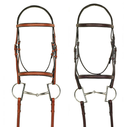 Aramas Fancy Padded Bridle with Fancy Raised Reins